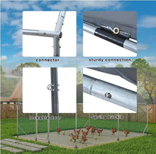 Load image into Gallery viewer, Large Metal Chicken Coop With Run, Walkin Chicken Coop For Yard With Waterproof Cover ITDinos®
