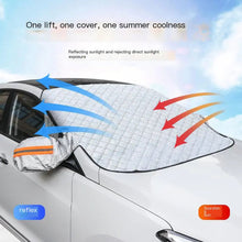 Lade das Bild in den Galerie-Viewer, Magnetic Snow Cover for Windshield with Reflective Strips ITDinos®
