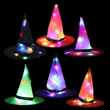 Load image into Gallery viewer, LED Glow Witch Hat for Halloween Party Decor ITDinos®
