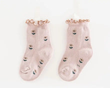 Load image into Gallery viewer, Children&#39;s Cartoon Flower Socks with Wooden Ears ITDinos®
