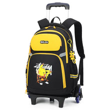 Load image into Gallery viewer, Large Capacity Cartoon Rolling Backpack for Kids ITDinos®
