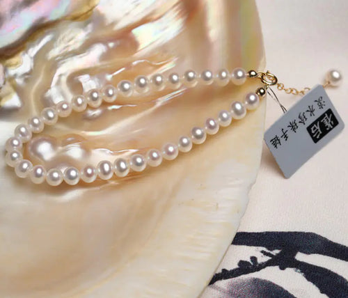 Custom Handmade Natural Freshwater Pearl Bracelet ITDinos®