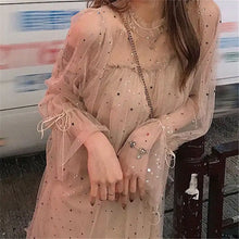 Load image into Gallery viewer, Enchanted Net Yarn Fairy Dress
