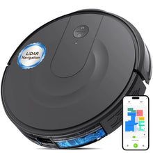Load image into Gallery viewer, Kokaidia Robot Vacuum and Mop Combo LiDAR Navigation Ultra Slim Design 9000Pa Suction Robotic Vacuum Cleaner – 200 Min Runtime Auto Recharge Customizable Cleaning for Pet Hair Hard Floors ITDinos®
