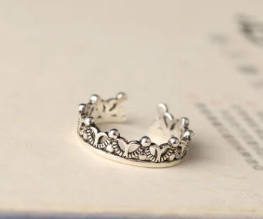 Crown Ring for Women - Adjustable Open Design ITDinos®