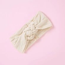 Load image into Gallery viewer, Nylon Headband with Cross Chinese Knot for Babies
