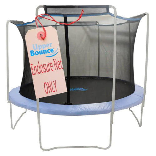 Machrus Upper Bounce Trampoline Net Replacement 7.5FT 8FT 9FT 10FT 12FT 13FT 14FT 15FT 16FT- Safety Net for Arches with Top Sleeves Round Trampoline- Inside Enclosure with Straps- UV & Tear-Resistant ITDinos®