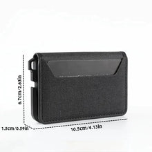 Load image into Gallery viewer, Men&#39;s Slim Metal Leather Wallet ITDinos®
