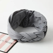 Load image into Gallery viewer, Nylon Headband with Cross Chinese Knot for Babies
