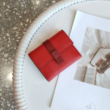 Load image into Gallery viewer, First Layer Short Cowhide Color Matching Wallet ITDinos®
