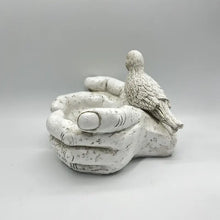 Load image into Gallery viewer, Hand-Shaped Bird Bath and Feeder Resin Garden Ornament
