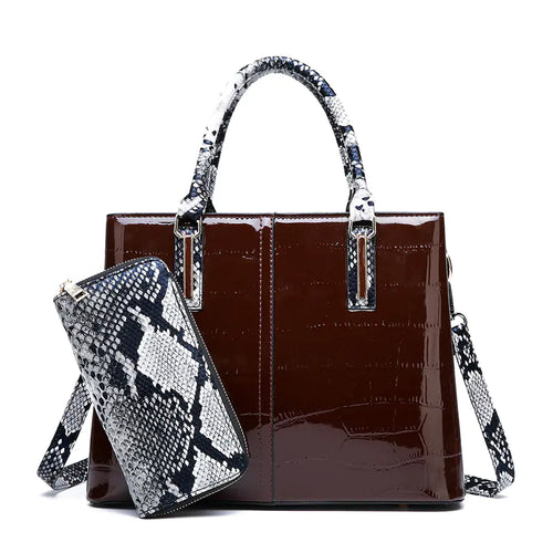 Women's Patent Leather Wallet Crossbody Handbag ITDinos®