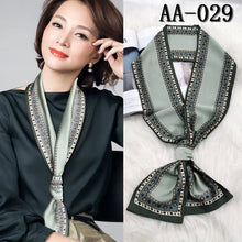 Load image into Gallery viewer, Chic Long Silk Scarf for Women - Versatile Spring Accessory
