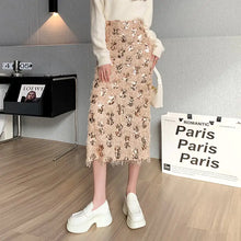 Load image into Gallery viewer, Women&#39;s Slim Straight Tube Hip Wrap Skirt
