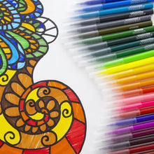 Lade das Bild in den Galerie-Viewer, 12 Classic Colors Fine Line Washable Markers
