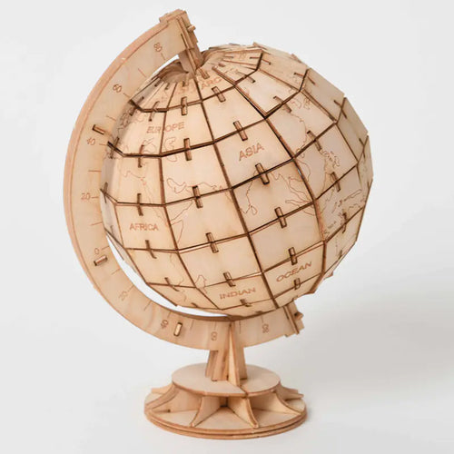3D Wooden DIY Globe Puzzle Model Craft Kit for Kids ITDinos®