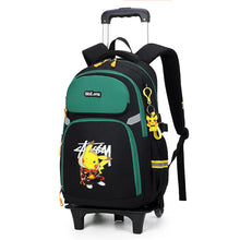 Load image into Gallery viewer, Large Capacity Cartoon Rolling Backpack for Kids ITDinos®
