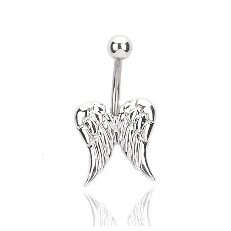 Custom Hypoallergenic Wing Design Navel Piercing Jewelry ITDinos®
