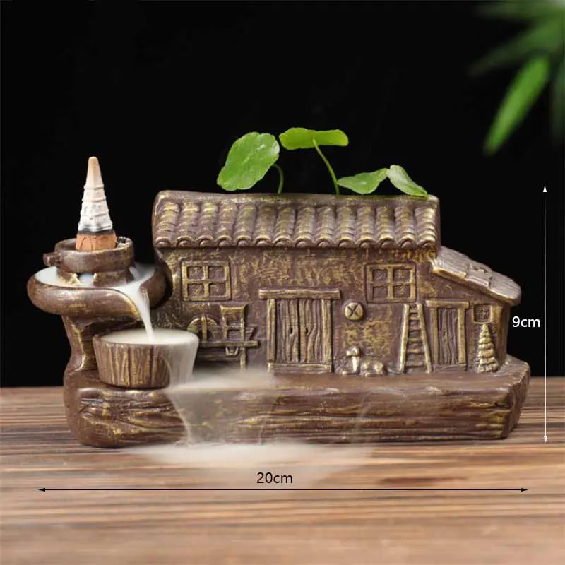Creative Incense Burner with Monk and Turtle Design ITDinos®