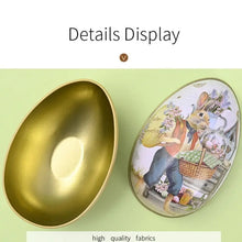 Load image into Gallery viewer, Easter Egg-Shaped Metal Candy Gift Box Packaging ITDinos®
