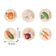 Load image into Gallery viewer, Wooden Animal Vegetable Puzzle for Kids&#39; Learning ITDinos®
