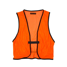 Load image into Gallery viewer, Orange Aglow Signature Lightweight Mesh Blaze Orange Hunting Vest - Ultralightweight &amp; Breathable Polyester Hunting Safety Vest Visible Day or Night – Quick-Drying and Durable (Youth) ITDinos®
