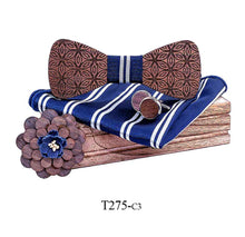 Load image into Gallery viewer, Custom Logo Wooden Bow Tie for Weddings (Pink) ITDinos®
