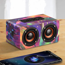 Load image into Gallery viewer, D50 Colorful Wooden Wireless Bluetooth Speaker ITDinos®
