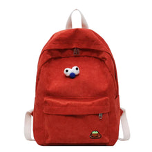 Load image into Gallery viewer, Corduroy Backpack for High School Students ITDinos®
