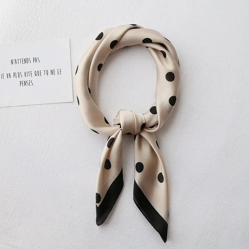 Polka Dot Scarf for Professional Women