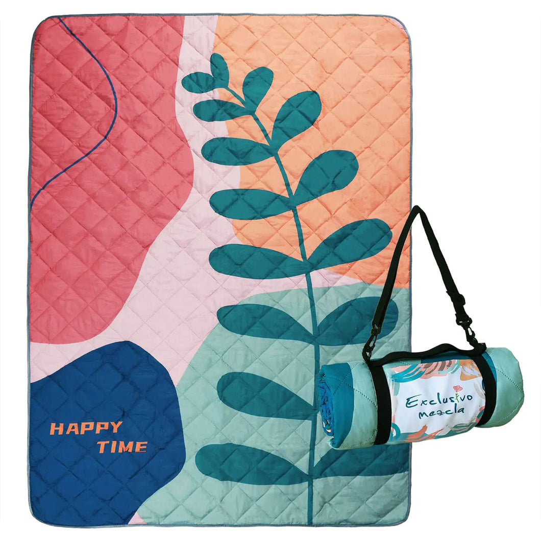 Exclusivo Mezcla Waterproof Picnic Blankets 3-Layer 60x80 INCH Large Sandproof Beach Blanket Foldable Outdoor Blanket for Camping on Grass Picnic Mat ITDinos®