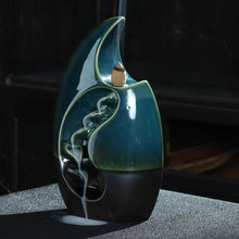 Load image into Gallery viewer, Ceramic Backflow Incense Burner with Mountain Design ITDinos®
