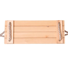 Load image into Gallery viewer, Wooden Swing and Rattan Hanging Chair for Children &amp; Adults ITDinos®
