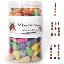 Load image into Gallery viewer, 150 pcs Incense Cones for Waterfall Backflow Incense Cones Natural Scents Cones for Backflow Incense Burner Holder ITDinos®
