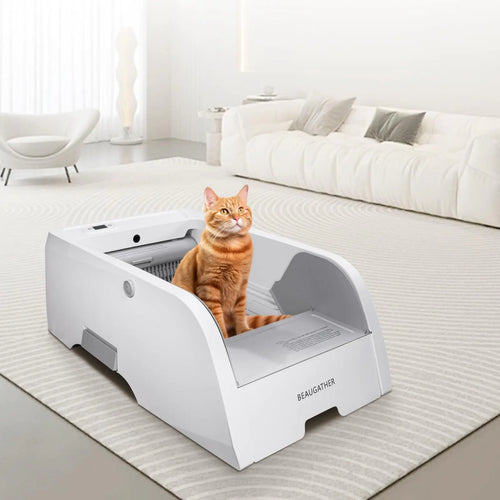 BEAUGATHER Self Cleaning Litter Box Upgraded Automatic Cat Litter Box Self Cleaning That Can Use Clumping Cat Litter Smart Cat Litter Box Anti Pinch and Odorless Electric Litter Box ITDinos®