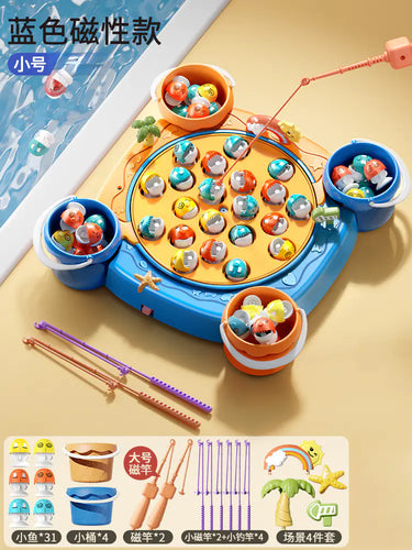 Electric Magnetic Fishing Game for Kids - Educational Toy ITDinos®