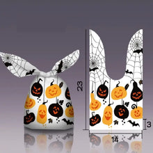 Load image into Gallery viewer, 50pcs Halloween Rabbit Ears Pumpkin Snack Bags ITDinos®
