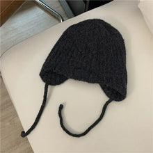 Load image into Gallery viewer, Knitted Wool Hat with Ear Protection in Green ITDinos®
