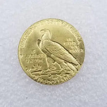 Load image into Gallery viewer, 1908 D Indian Head $5 Antique Gold Coin Replica ITDinos®
