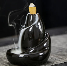 Load image into Gallery viewer, Ceramic Incense Burner with Stone Spiral Design ITDinos®
