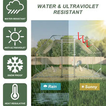 Load image into Gallery viewer, 10 Ft. X 13 Ft. Galvanized Large Metal Walk In Chicken Coop Cage Farm Poultry Run Hutch Hen House ITDinos®
