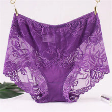 Lade das Bild in den Galerie-Viewer, Mid-High Waist Lace Seamless Hip-Lifting Briefs

