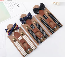 Load image into Gallery viewer, Children&#39;s Wooden Bow Tie Accessory for Kids ITDinos®
