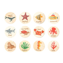 Load image into Gallery viewer, Wooden Animal Vegetable Puzzle for Kids&#39; Learning ITDinos®
