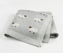 Load image into Gallery viewer, Baby Sheepskin Blanket and Windproof Cover
