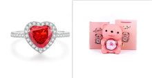 Load image into Gallery viewer, Eternal Rose Teddy Bear Jewelry Gift Box with Necklace ITDinos®
