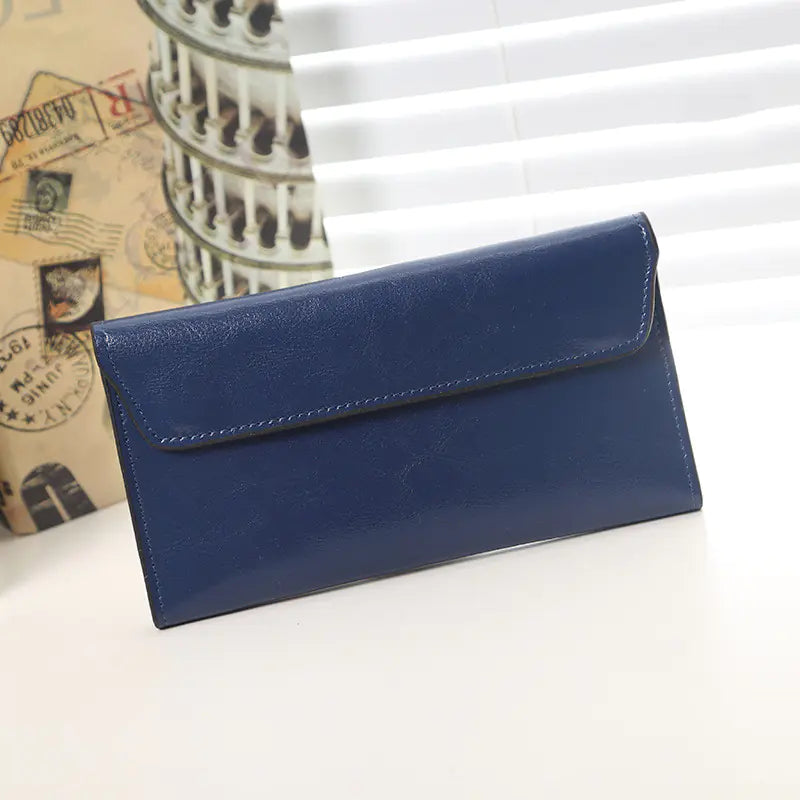 Long Cowhide Leather Wallet ITDinos®