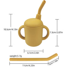 Load image into Gallery viewer, Baby Solid Color Silicone Water Cup ITDinos®
