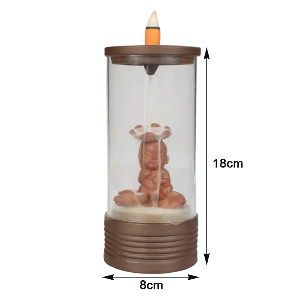 Ceramic Incense Burner with Creative Dragon Design ITDinos®