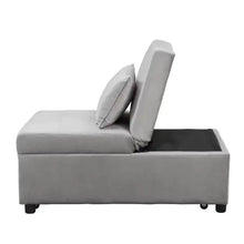 Load image into Gallery viewer, Folding Ottoman Sofa Bed Gray ITDinos®
